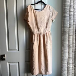 Sezane Robe Nude Dress